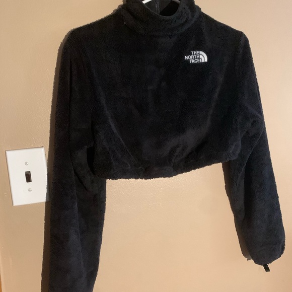 The North Face Cropped Fleece Zip Up Sweater - Picture 2 of 4